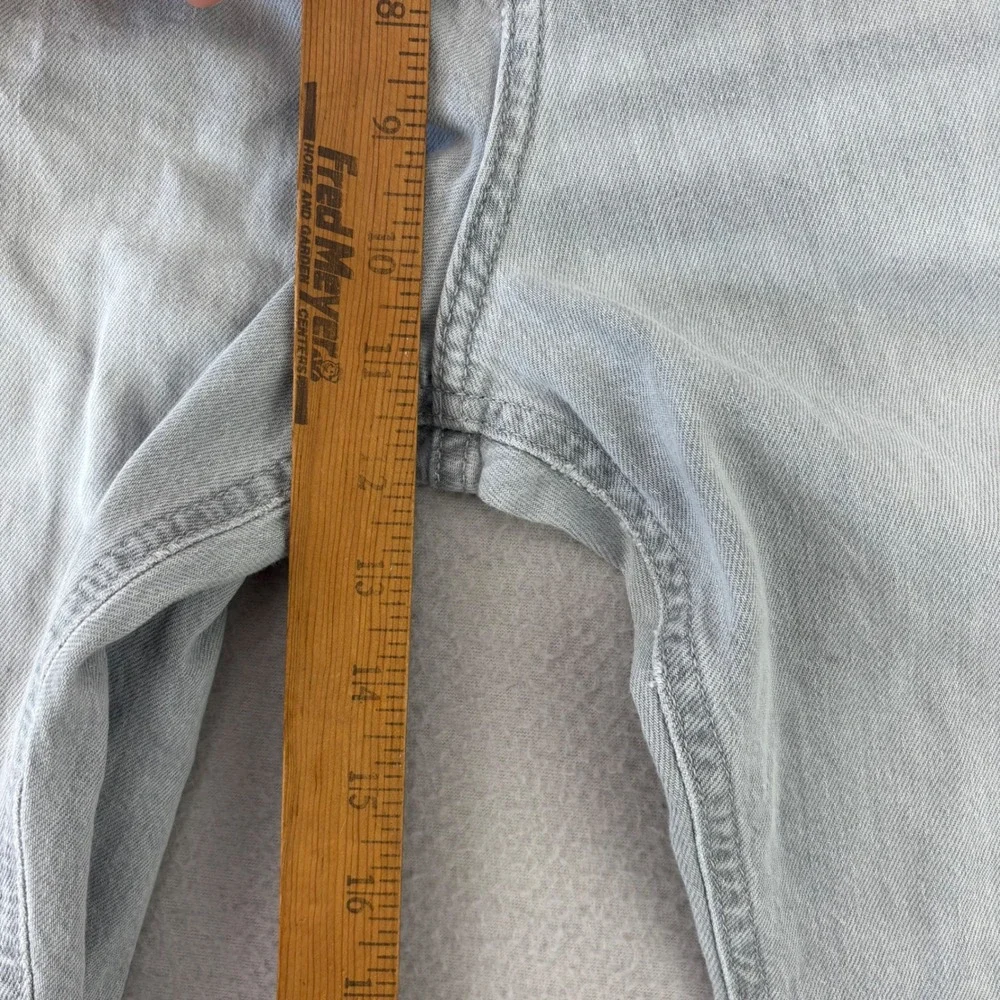 Old Navy‎ Straight Leg Jeans Mens 35x30 Light Gray Denim Casual Classic